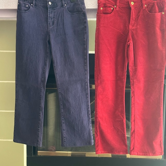 Diane Gilman (DG2) 2 pair Size 4 PETITE Pants - Picture 3 of 16